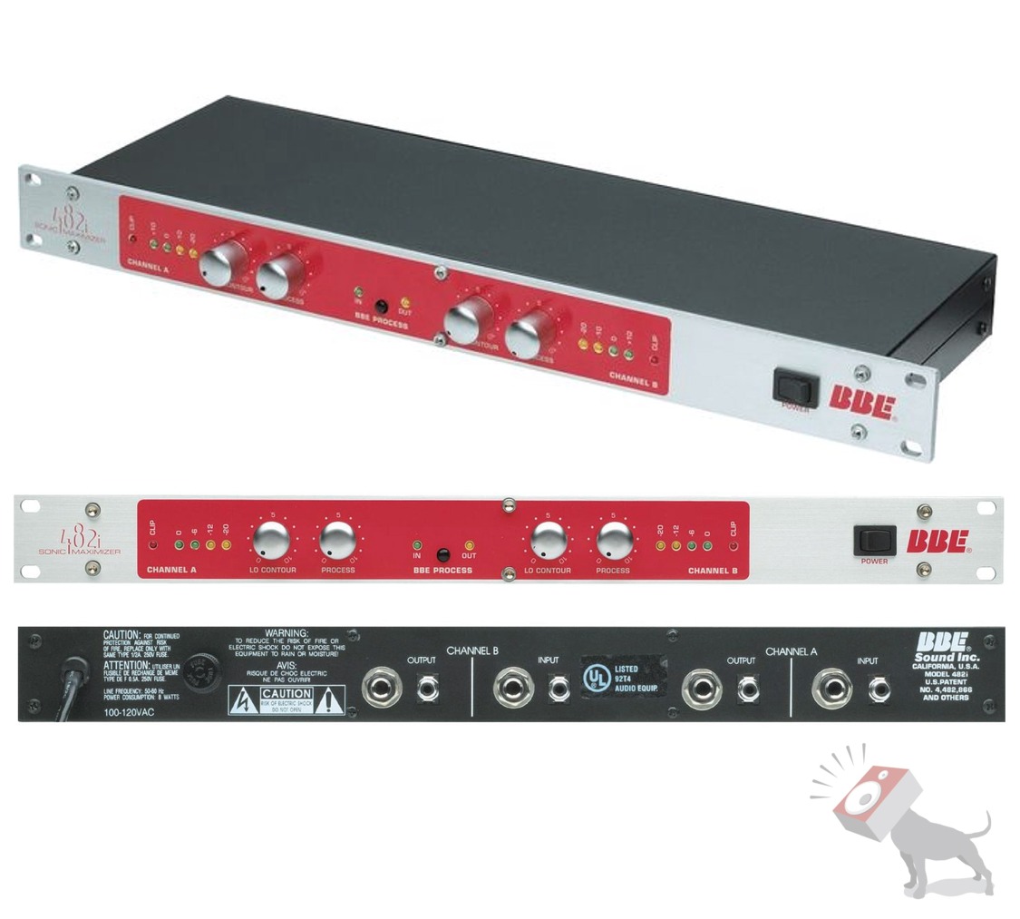 huilen Rationeel herfst BBE 482i Dual Mono 2-Ch Sonic Maximizer Audio Enhancing DJ Signal Processor