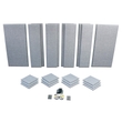 Primacoustic London 12 Audio Treatment Room Kit, 12x Scatter Blocks, 8x Control Columns, 2x Broadband Panels, Grey