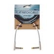 Rockboard Sapphire Series Flat Patch Cable, Right Angle to Same, 20 cm (8 Inch)