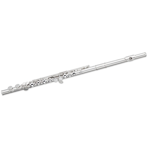 pearl flutes 505e1r quantz 505 series student flute closed hole with offset g split e and c foot