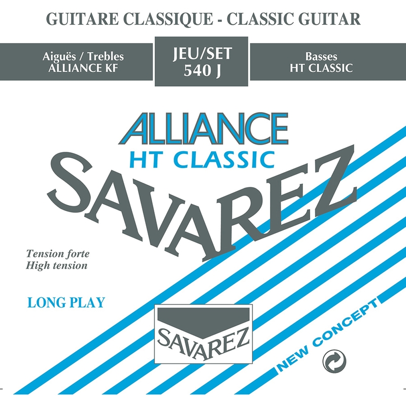 Savarez 540-J Alliance HT Classic High Tension Classical Guitar Strings