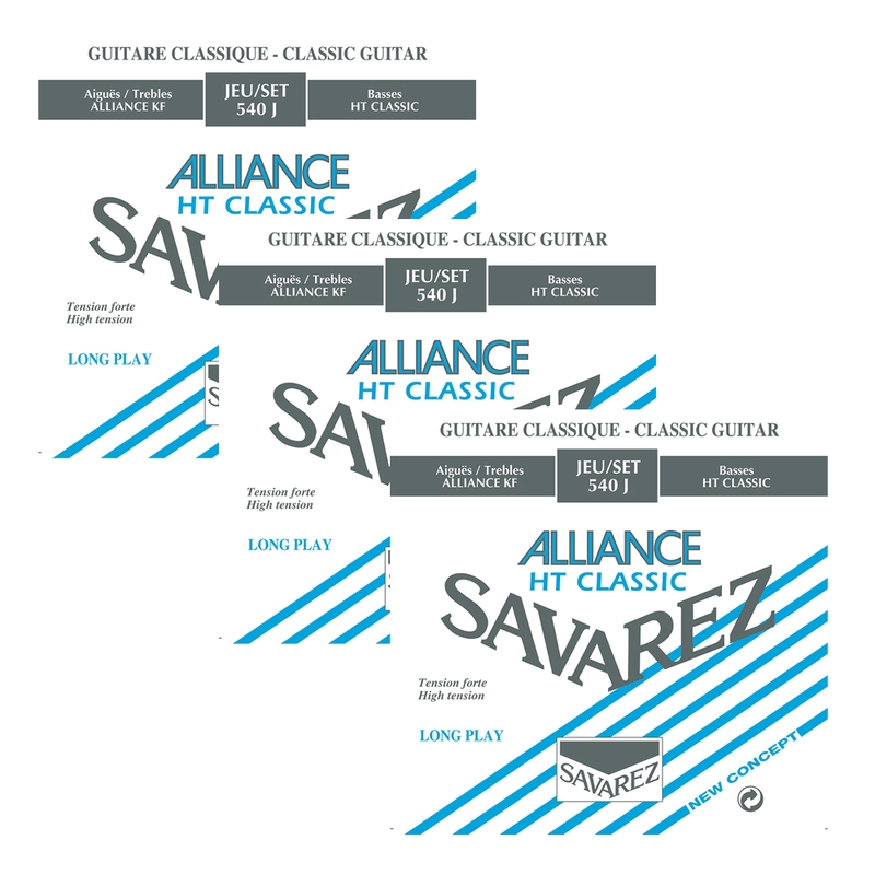 3 Sets of Savarez 540-J Alliance HT Classic High Tension Classical Guitar Strings