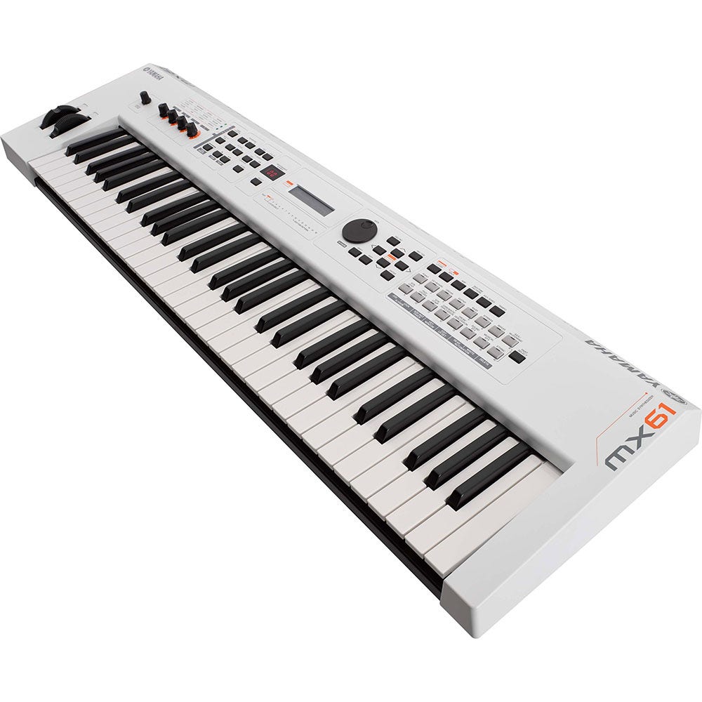 Yamaha MX61 WH 61-Key USB/MIDI Keyboard Synthesizer Controller - White