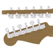 Hipshot 6K1EL0C-STAG Guitar Tuner Upgrade Kit (6 Inline Headstocks,) Chrome