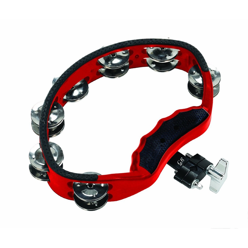 Gon Bops PTAM10 Red Tambourine with Mount