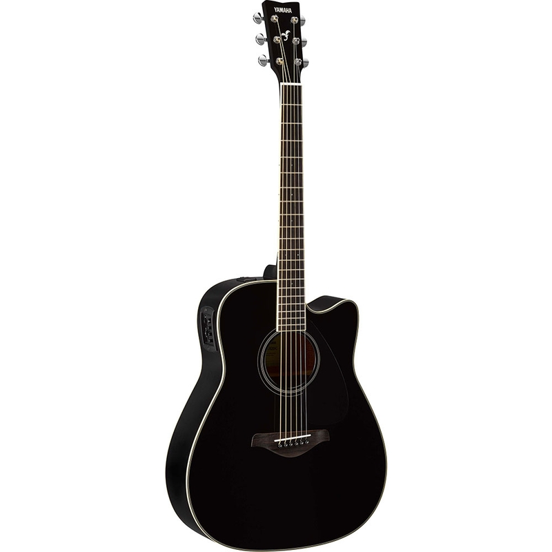Yamaha B-Stock FGX820C FGX Series Acoustic-Electric Guitar - Black