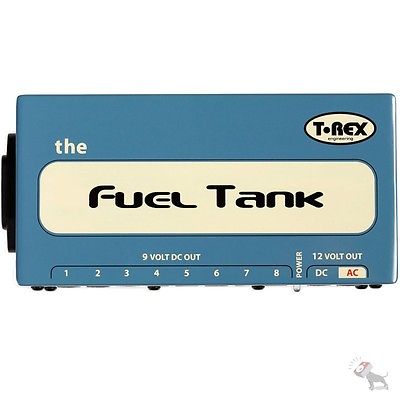 T-Rex Fuel Tank Classic Effects Guitar Pedal Board Power Supply 9v 12v AC DC