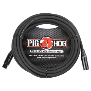 pig hog phm30 8mm 30ft xlr xlr microphone cable black