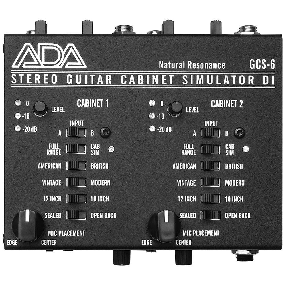 ADA GCS-6 Stereo Guitar Cabinet Simulator & DI Box