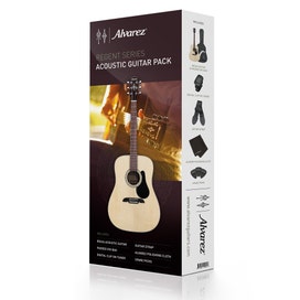 alvarez rd26s agp regent 26 series dreadnought acoustic guitar starter pack with bag accessories