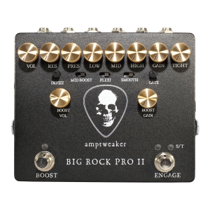 amptweaker amp brpii big rock pro ii overdrive distortion guitar effects pedal
