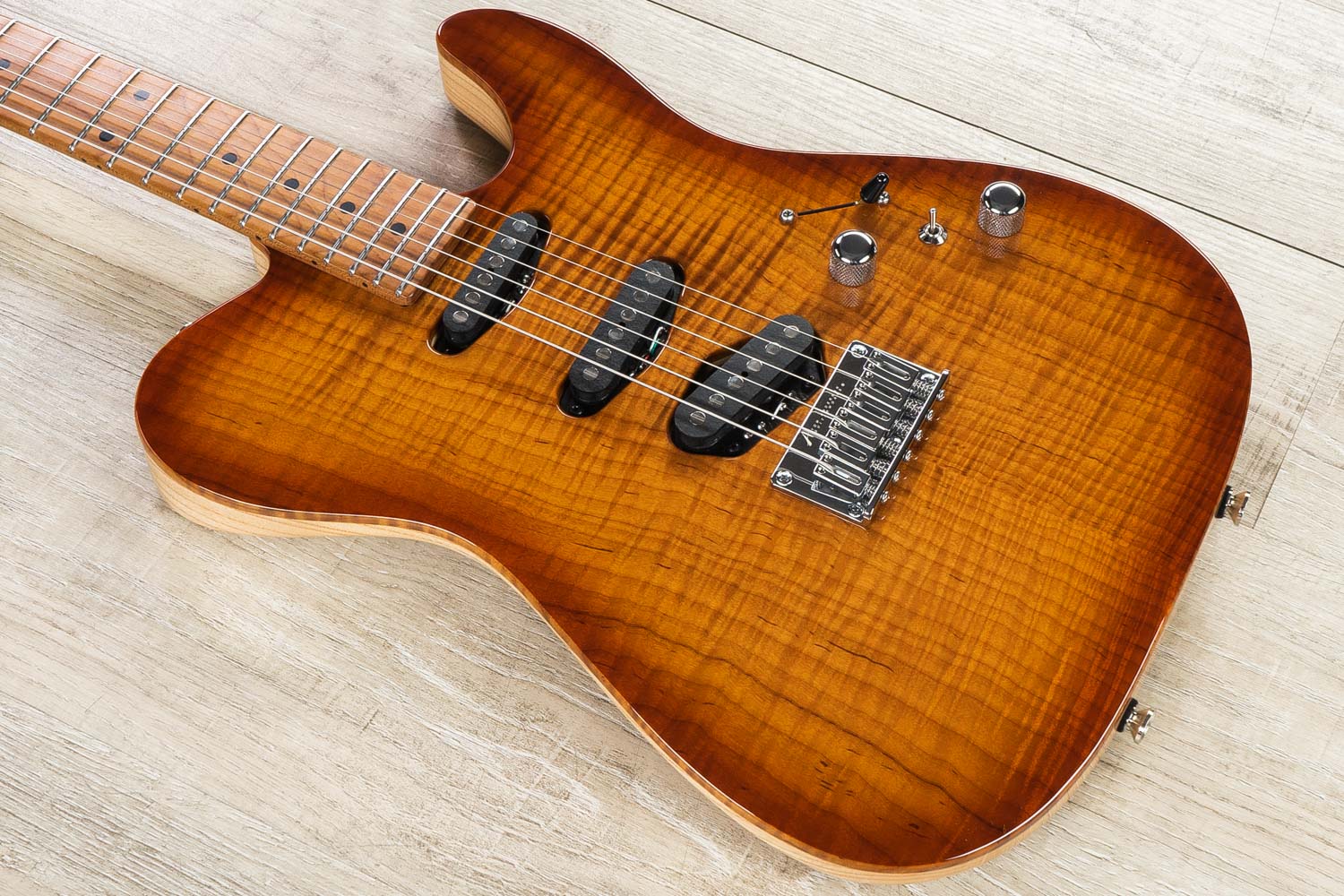 Anderson Guitarworks Top T Guitar Honey Roasted Flame Maple