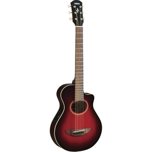 yamaha apxt2 drb 3 4 size acoustic electric guitar dark red burst