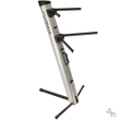 Ultimate Support Apex Series AX-48 Pro Column Keyboard Stand (Silver)