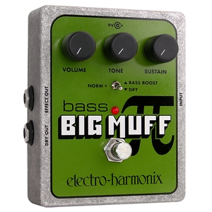 electro harmonix bass big muff pi bass fuzz effect pedal