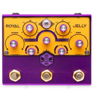 beetronics royal jelly fuzz overdrive blender guitar effects pedal ultra violet