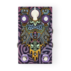 beetronics fx custom shop zzombee filtremulator filter modulation guitar effects pedal purple red bl