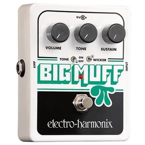 electro harmonix big muff pi with tone wicker distortion guitar effects pedal