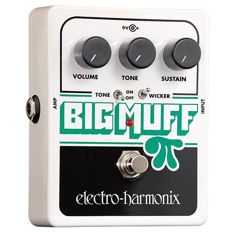 Electro-Harmonix Big Muff Pi with Tone Wicker Distortion Guitar Effects Pedal