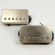 Bare Knuckle The Mule 6-String Calibrated Humbucker Set, 50mm, Short Leg, Raw Nickel Covers