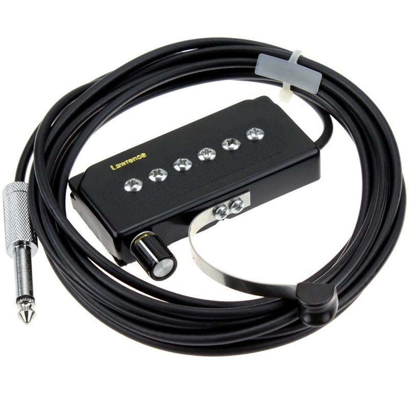 Bill Lawrence A-345C Prebalanced Acoustic Guitar Soundhole Pickup with Attached 12-Foot 1/4" Cable