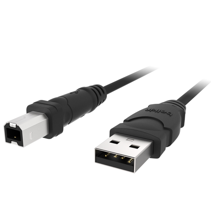 Belkin F3U133-10 Pro Series USB 2.0 Cable, Type A to B-Plug, 10-Foot / 3 Meters