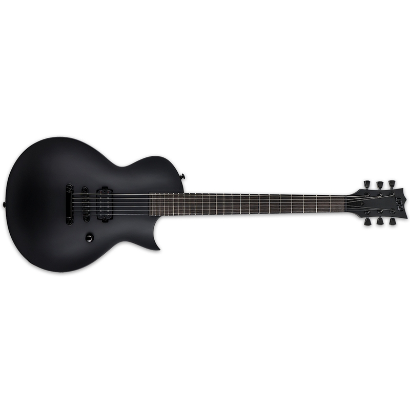 ESP LTD Eclipse EC-Black Metal Electric Guitar, Seymour Duncan Pickup - Black Satin