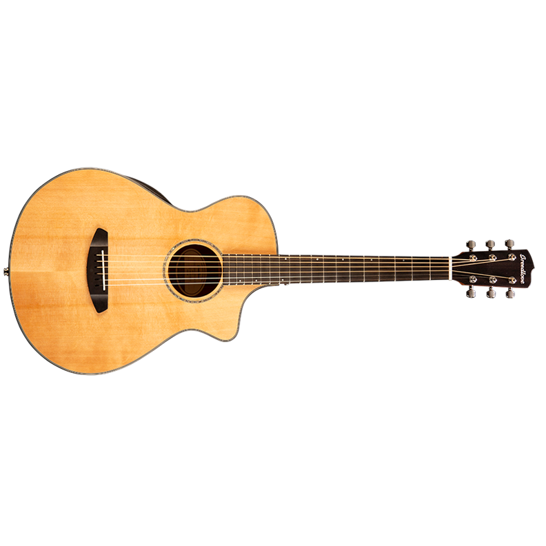 Breedlove Solo Concertina Ce Red Cedar Ovangkol Acoustic Guitar Solid Western Red Cedar Top