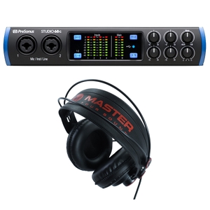 presonus studio 68c audio interface master pro10 studio headphones