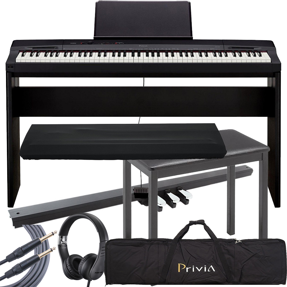 Casio Privia Px 160 88 Key Digital Piano Keyboard Complete Essential Bundle
