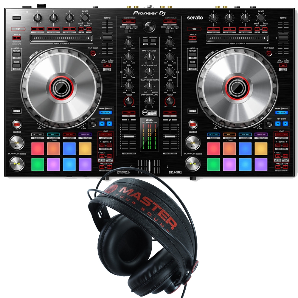 Pioneer Ddj Sr2 Serato Controller Master Pro10 Headphones