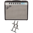 Fender '68 Custom Princeton Reverb 1x10" Guitar Combo Amplifier with Ultimate Support Amp Stand