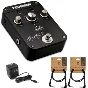 Fishman Jerry Douglas Aura Imaging Resonator Guitar Effects Pedal with Power Supply and Cables