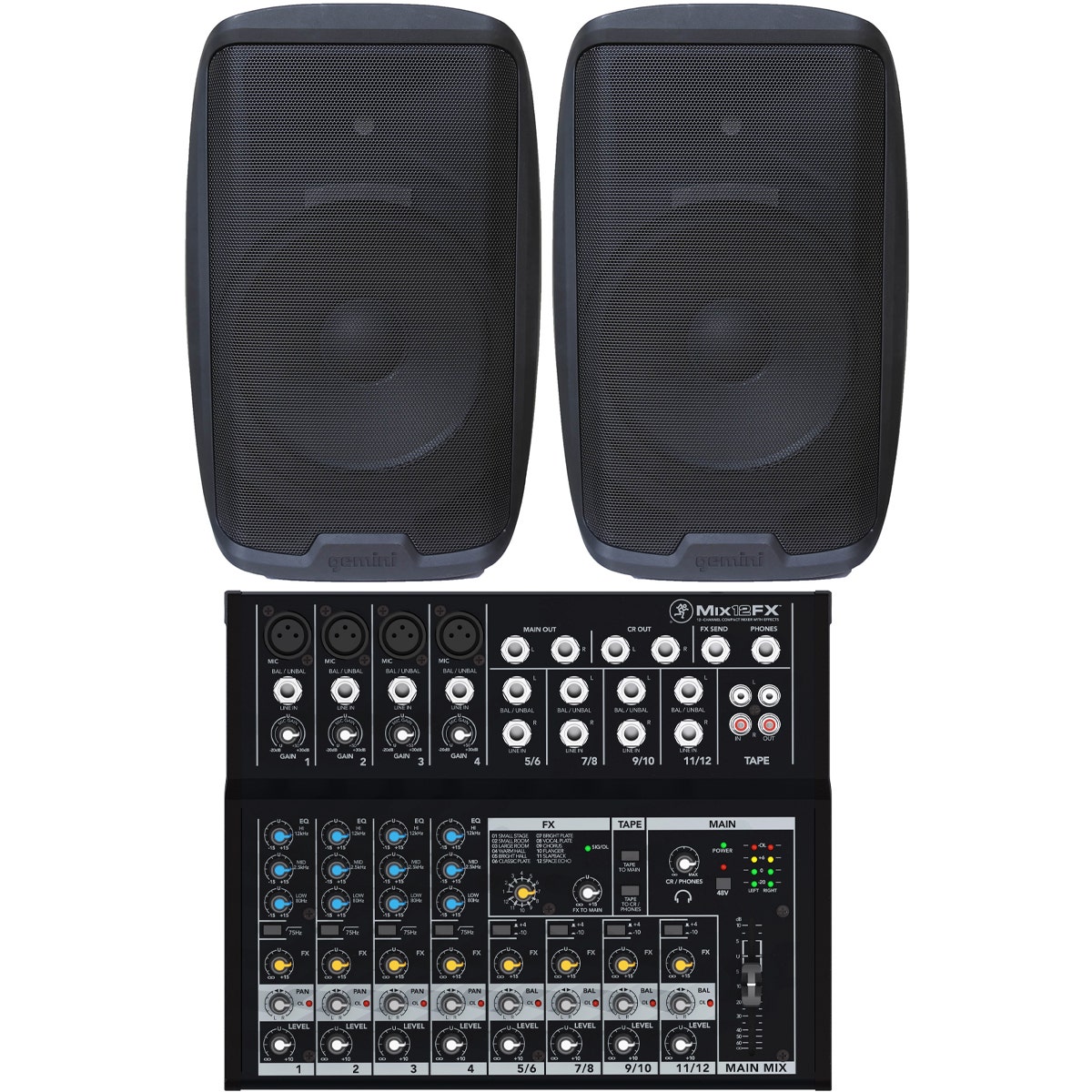 Gemini speakers hot sale 2000 watts