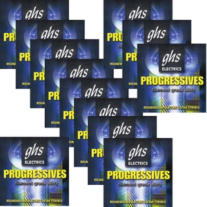 12 sets of ghs prl progressives roundwound electric guitar strings light 10 46 bu ghs prl 12