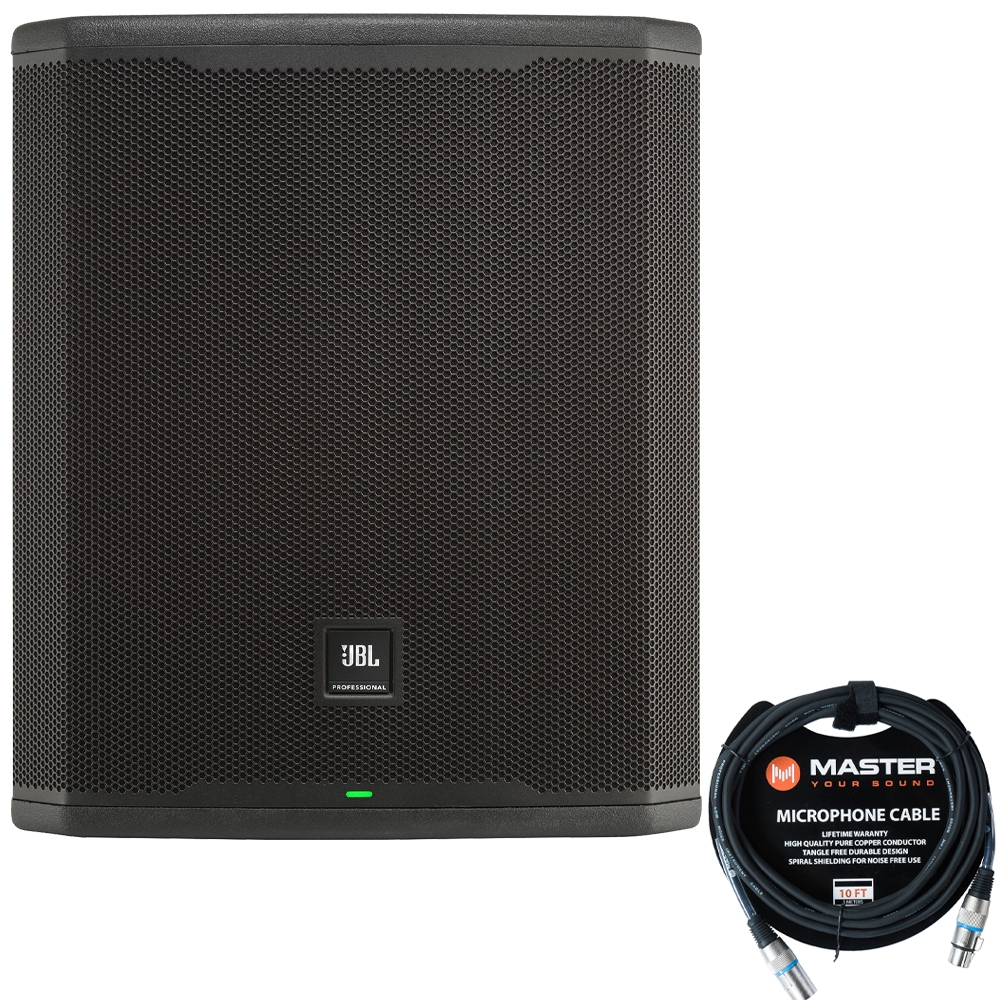 Lezen cassette Sandy JBL PRX918XLF 2000-Watt 18-Inch Powered PA Subwoofer w/ 10ft XLR Cable