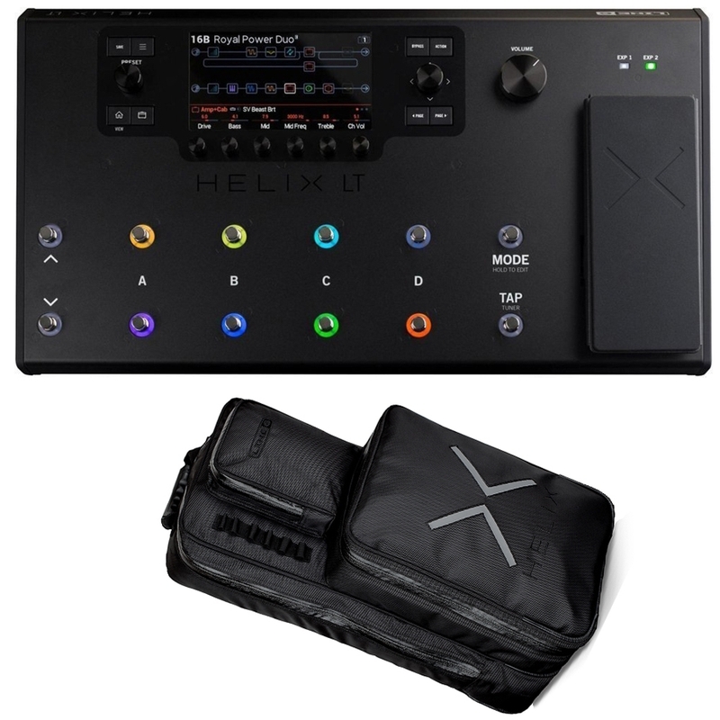 Line 6 Helix LT Streamlined HX Multi-Effects Guitar Processor with Backpack