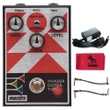 Maestro Electronics Invader Distortion Guitar Effects Pedal w/ Power Supply, Patch Cables & Cloth