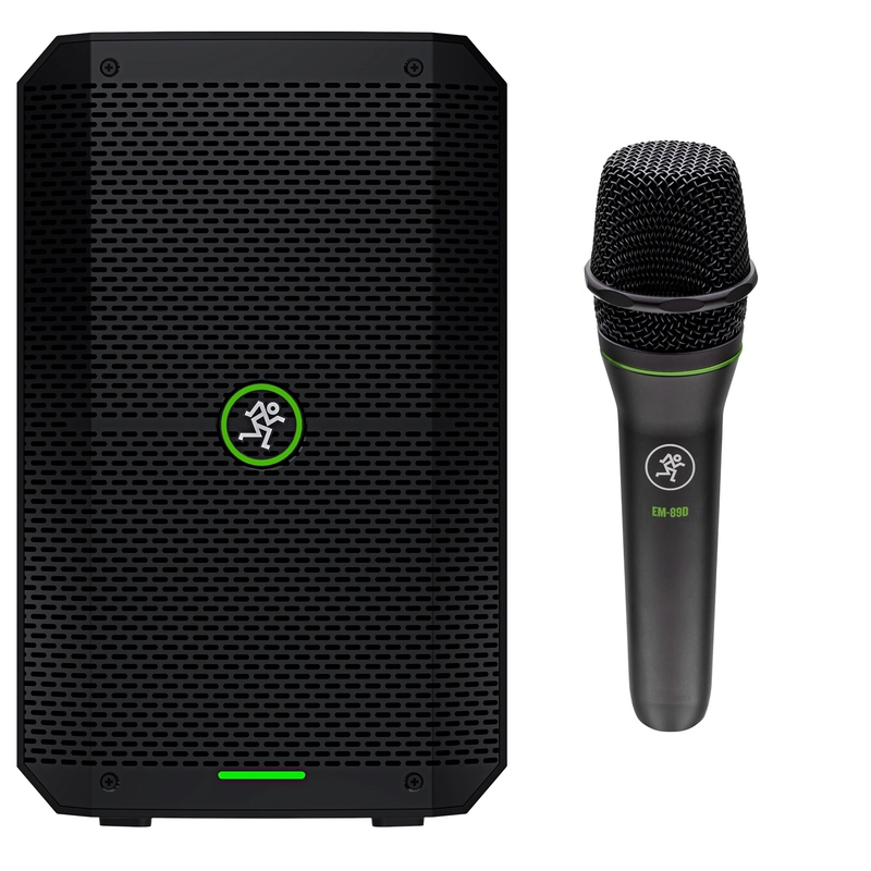 Mackie Thump GO 8” Portable Battery-Powered Speaker w/ EM-89D Microphone
