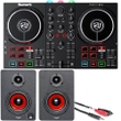 Numark Party Mix II 2-Channel USB DJ Controller w/ Headliner HD3 Monitors & Cables