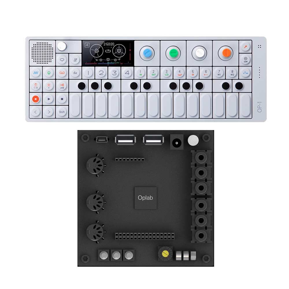 Teenage Engineering Op1 Portable Synthesizer Sampler Controller Keyboard And Oplab Musical Experiment Board