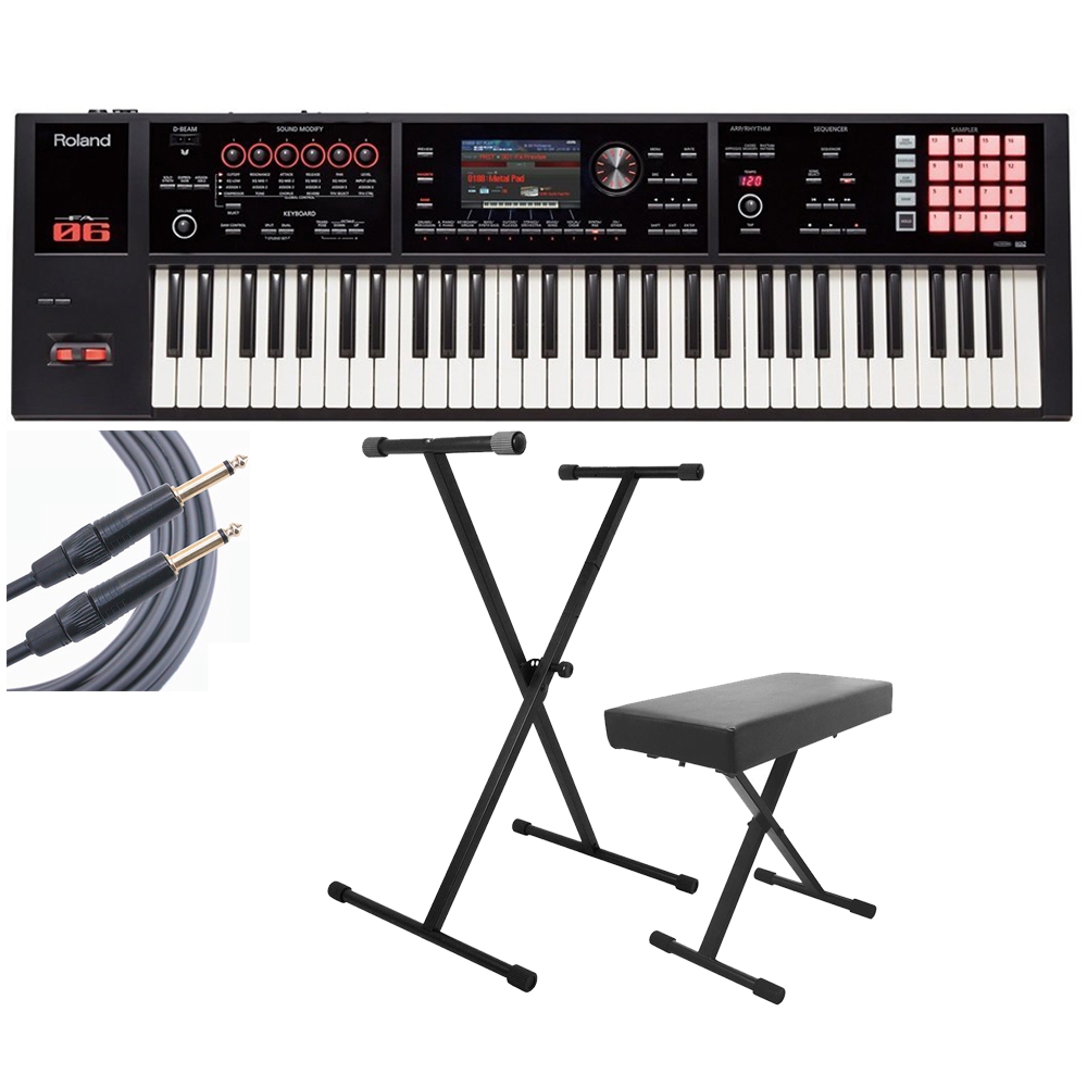 Roland Fa 06 61 Key Keyboard Workstation With On Stage