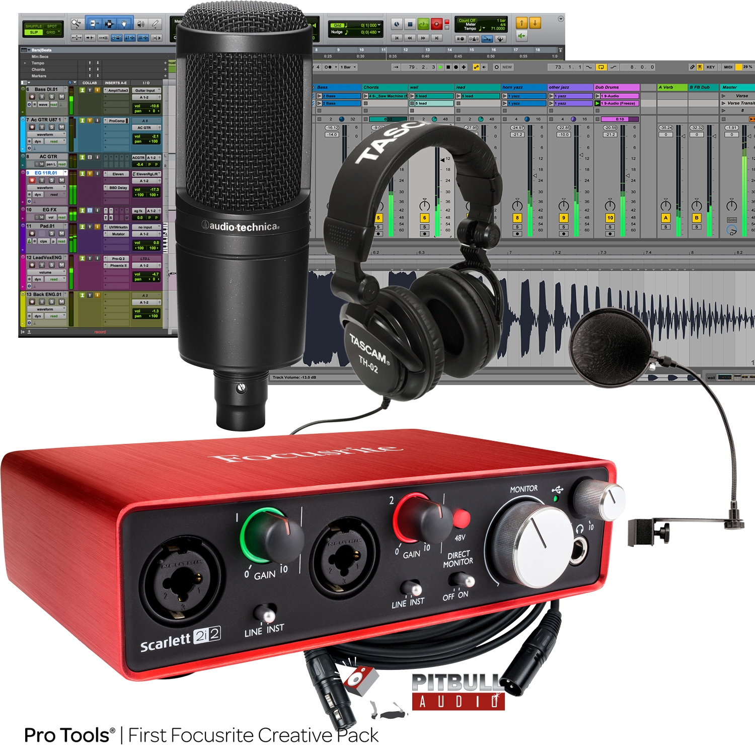 Focusrite Pro Tools First 16 Channels Youtube