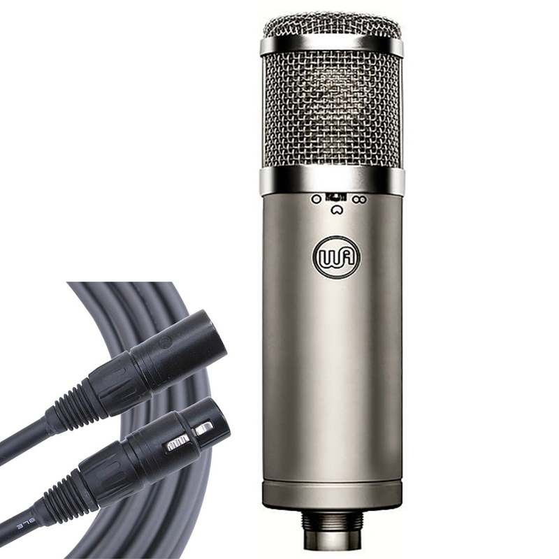 Warm Audio WA-47jr FET Condenser Microphone with 6ft Mogami Gold Studio XLR Cable