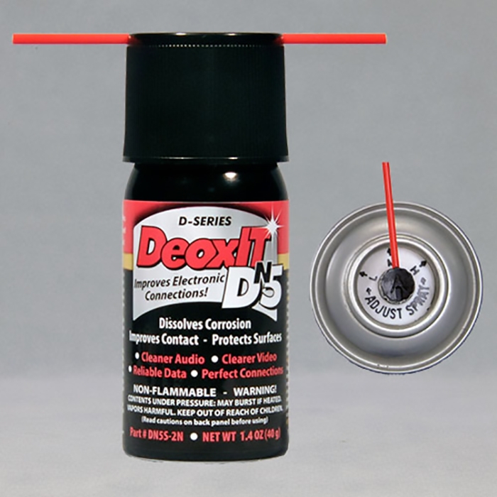 CAIG DeoxIT DN5S-2N D-Series DN5 Mini-Spray, 5% Solution, Adjustable Valve (L-M-H)