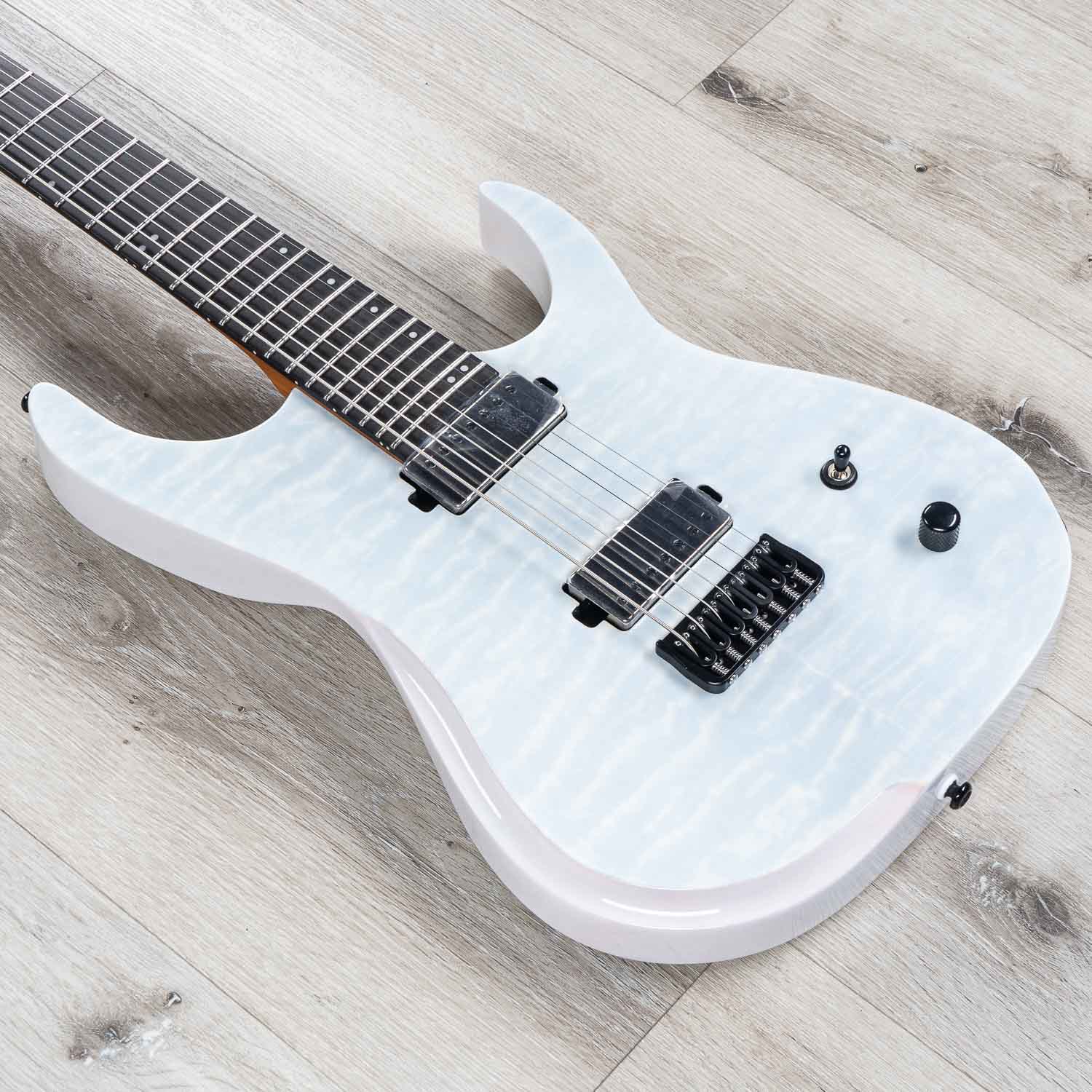 Cerberus Erebus 7 Long Scale 7-String Guitar, Transparent White