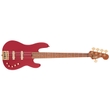 Charvel Pro-Mod San Dimas Bass JJ V Guitar, Caramelized Maple Fretboard, Candy Apple Red
