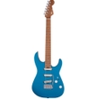 Open Box Charvel Pro-Mod DK22 SSS 2PT CM Guitar, Caramelized Maple Fingerboard, Electric Blue