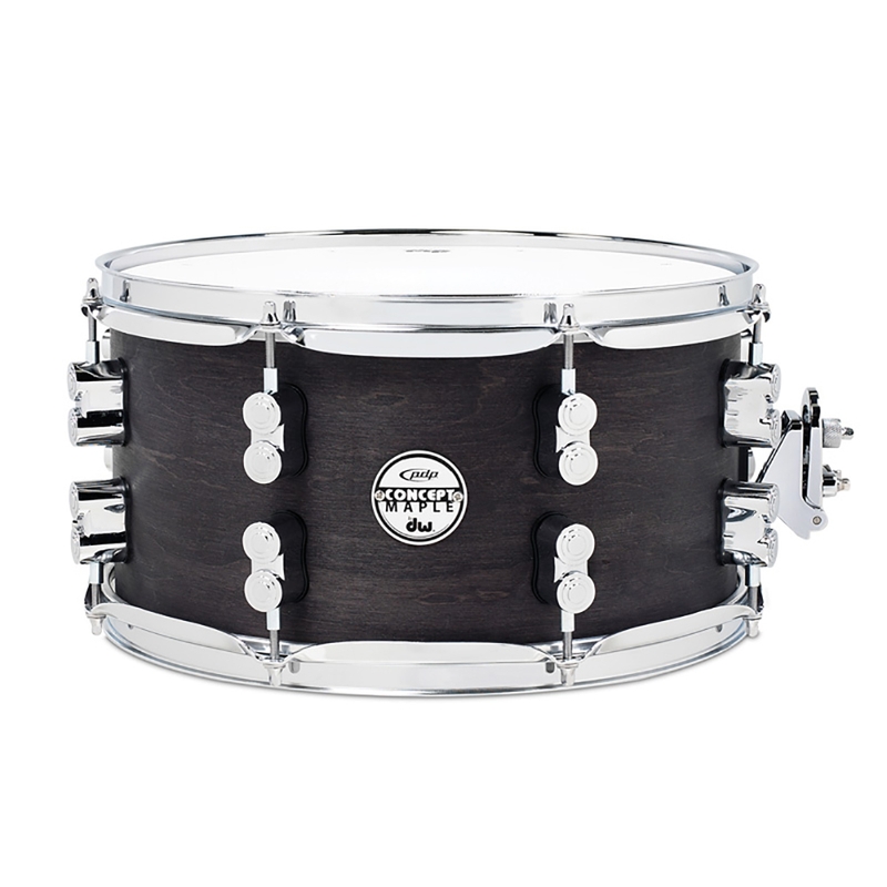 PDP Black Wax Maple Snare (13" x 7")