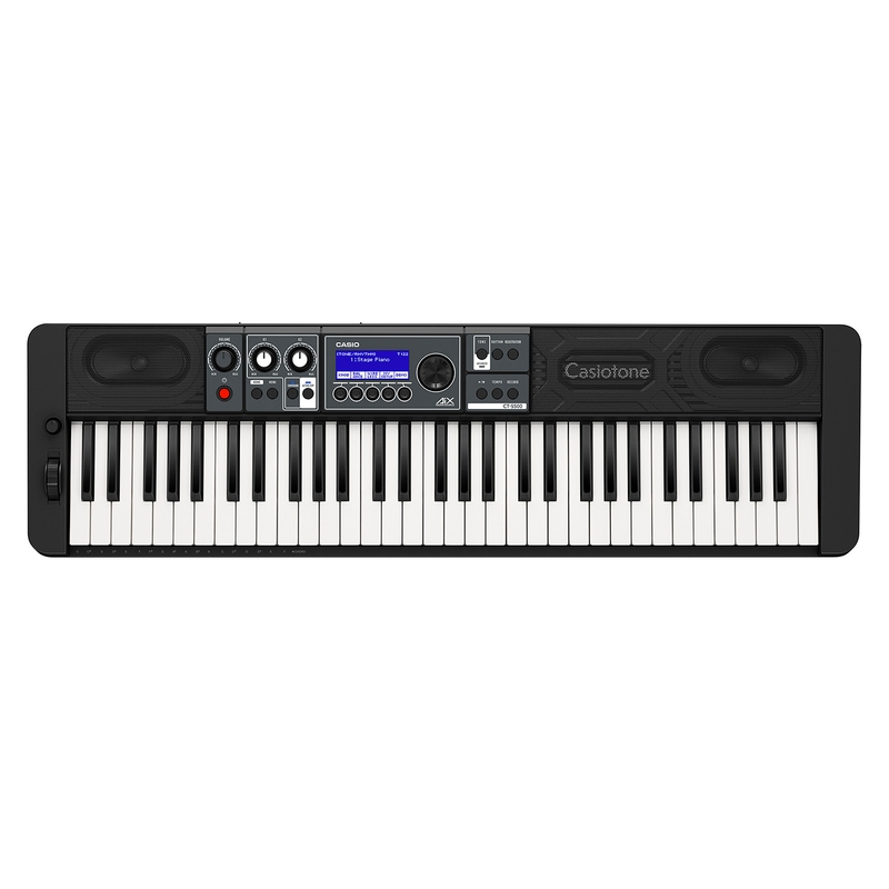 Casio Casiotone CT-S500 61-Key Portable Battery Powered Keyboard w/ Speakers